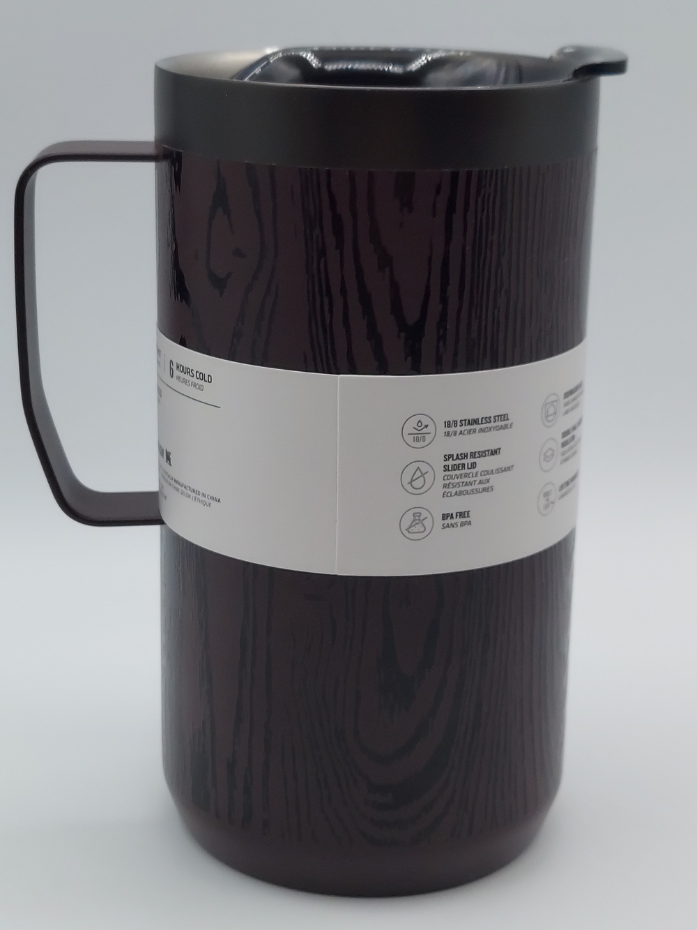 Stanley Limited Edition The Everyday Camp Mug - Redwood Woodgrain 24oz - Picture 4 of 5
